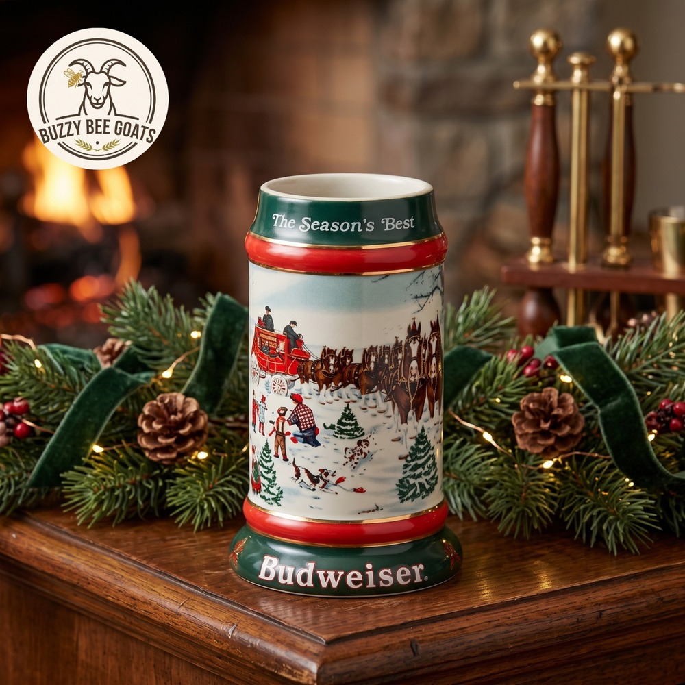 1991 Budweiser Holiday Collector Series Stein "The Season's Best" CS133 Ceramart